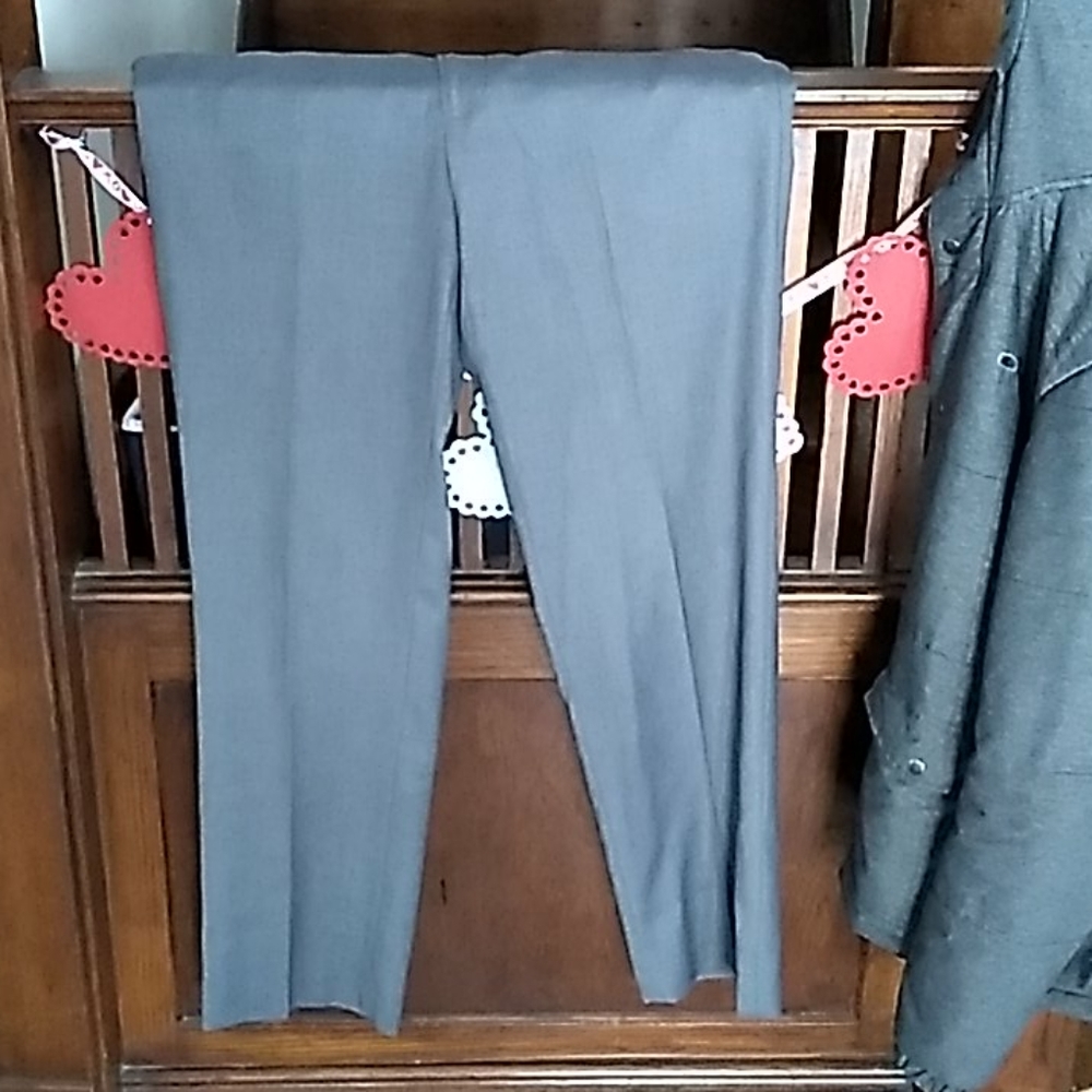 Gray dress pants